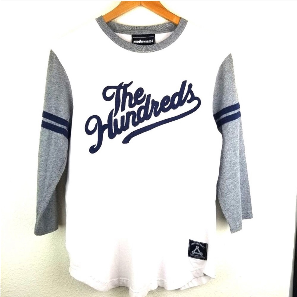 The Hundreds Men M Shirt Raglan Baseball Tshirt